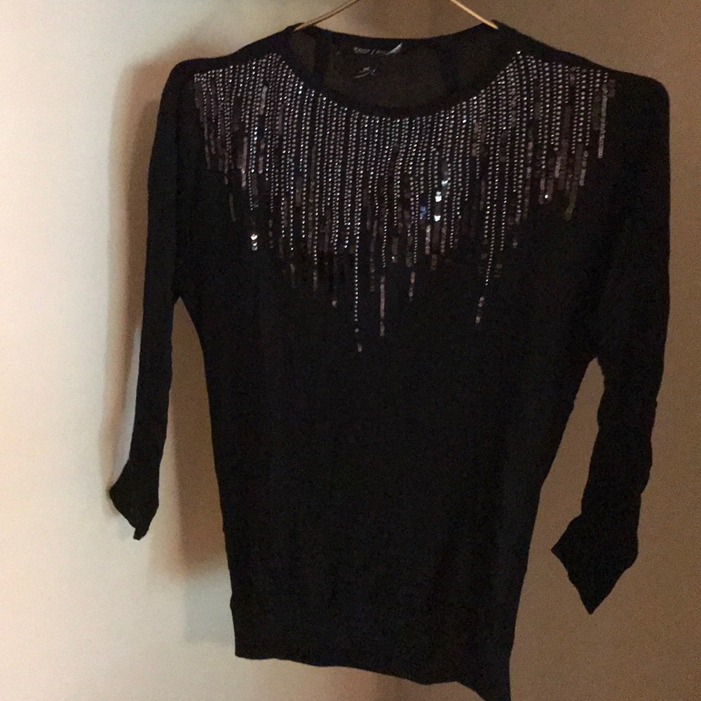 White House Black Market XS Black Sweater
